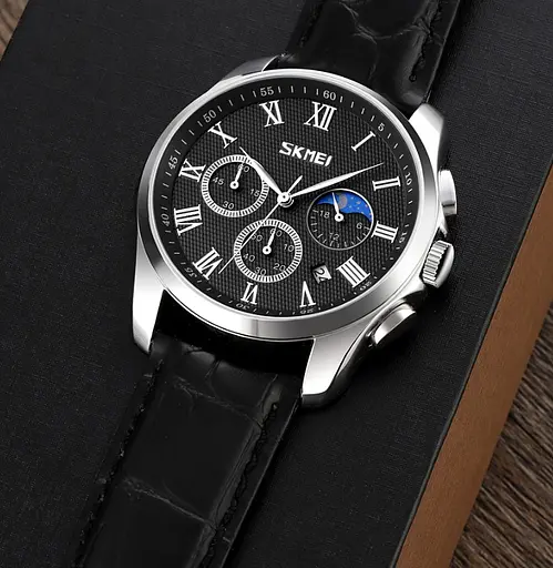 Чоловічий годинник Skmei Black Moon - фото 3