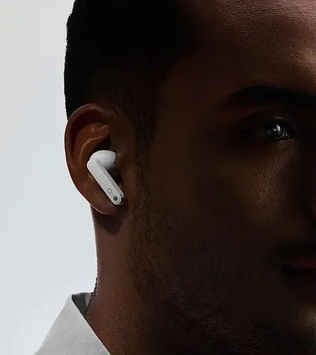 Наушники беспроводные CMF Buds Pro 2 B187 (A10600116) светло-серые - фото 6