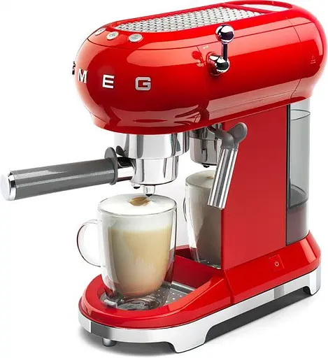 Кавоварка ріжкова Smeg ECF01RDEU [62016] - фото 5