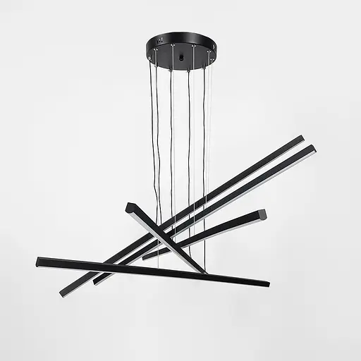 Чорна каскадна Led люстра Ø 101 см | Арт. A 55069-1000 BK | Line F - фото 3
