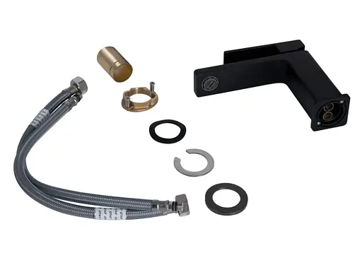 Змішувач для раковини Qtap Gemini QTGEM270BLM45674 Black Matt - фото 3