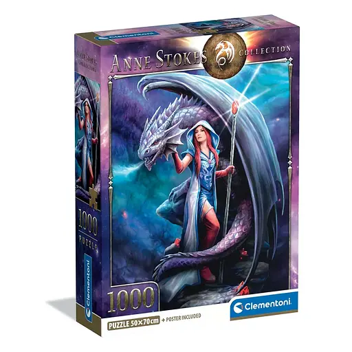 Пазл Anne Stokes Dragon Mage - 1000 шт. Clementoni 39956