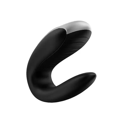 Вібратор для пар Satisfyer Double Fun 9 см чорний - фото 4