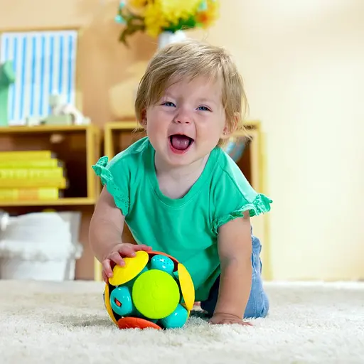 Развивающий мячик Bright Starts Wobble Bobble (12212) - фото 3