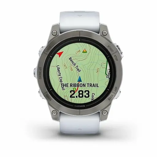 Смарт-годинник Garmin Epix Pro Gen 2 Sapphire 47mm Titanium w. Whitestone Band (010-02803-20/21) - фото 7