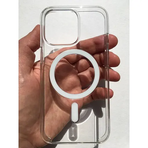 Оригинальный противоударный чехол Apple Clear Case MagSafe для iPhone 14 Pro Max (6.7") Прозрачный (MPU73ZM/A) - фото 10