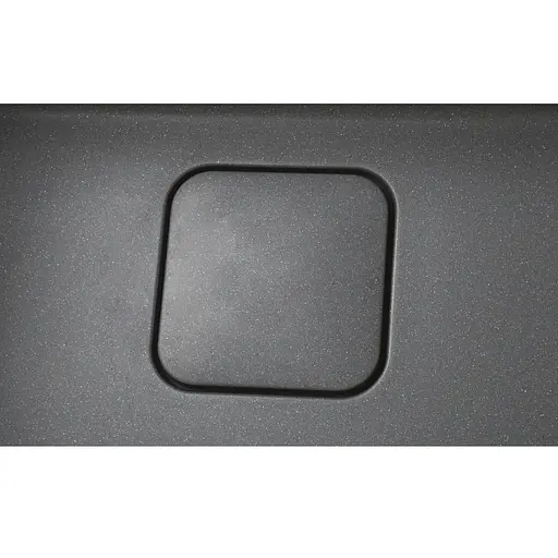 Гранітна мийка Globus Lux Barbora сірий металік 510x510 мм А0003, Сірий - фото 3