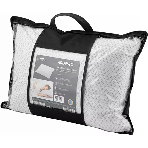 Подушка ортопедическая прямоугольная Ardesto Sleepwell пена мемори 40х60 см белая (ART4060SHP) - фото 5