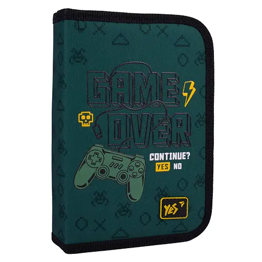 Школьный пенал твердый одинарный без клапана Yes Game Fan HP-02 - фото 1