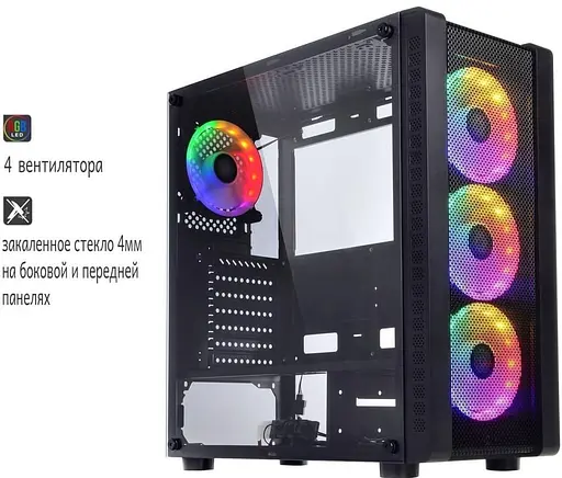 Корпус QUBE STORM Black (STORM_F5NU3) без блока питания, б/у Корпус GameMax MT508-NP (MT508-NP) без блока питания Корпус Fractal Design Pop XL Air RGB White TG (FD-C-POR1X-01) без блока питания Корпус GameMax Infinity Black (Infinity BK) без блока питания - фото 6