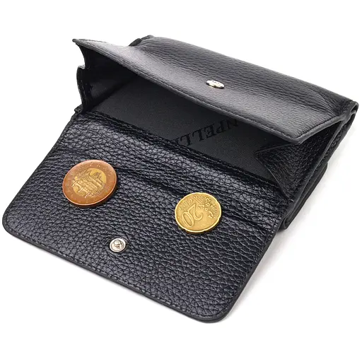 Женский кожаный кошелек Canpellini 12х8.7х1.5 см acs0025100 - фото 5