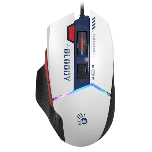 Мышь A4Tech Bloody W95 Max Sports RGB Navy White