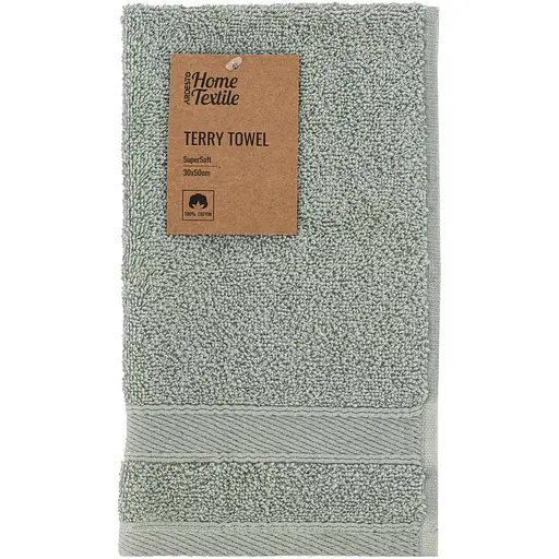 Рушник махровий Ardesto SuperSoft 30х50 см 100% бавовна зелений (ART2230SS)  - фото 1