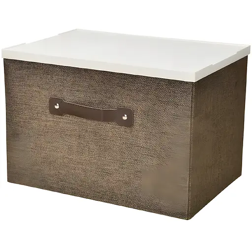 Короб для зберігання Handy Home з пластиковою кришкою 33x23x22 см (EH-01L)