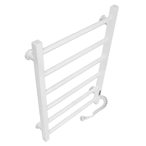Электрический полотенцесушитель Laris Зебра Альфа ЧФ6 400x600 Э правый R3 77700068, Белый, Правое, Электронный - фото 3