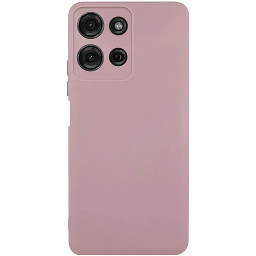 Чехол Silicone Cover Lakshmi Full Camera (AA) для Motorola Moto G75 5G Розовый / Pink Sand