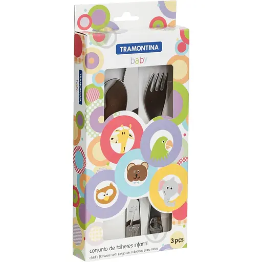 Набір дитячих столових приборів Tramontina 3 шт 66970/020