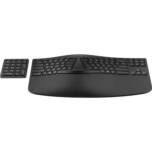 Клавіатура HP 960 BLK Ergonomic split-zone UA Black (7E755AA) [138925] - фото 3