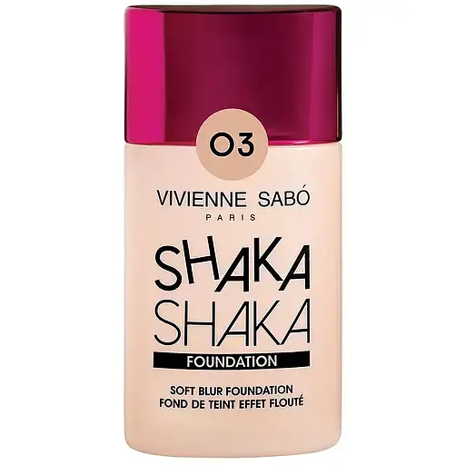 Тональний крем Vivienne Sabo Shaka Shaka з натуральним блюр-ефектом тон 03, 25 мл - фото 1