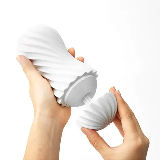 Мастурбатор Tenga Flex Silky White білий - фото 8