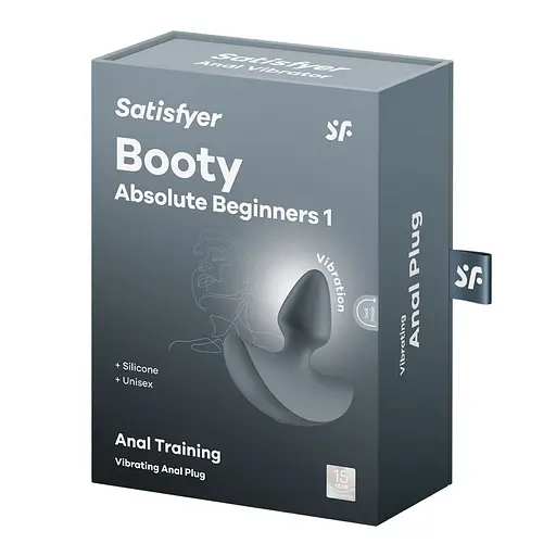 Анальная пробка Satisfyer Booty Absolute Beginners 1, 7.3 см (серый) - фото 8