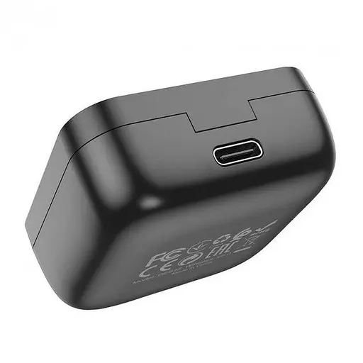 Беспроводные сенсорные наушники гарнитура Hoco DES12 Bluetooth Черный - фото 3