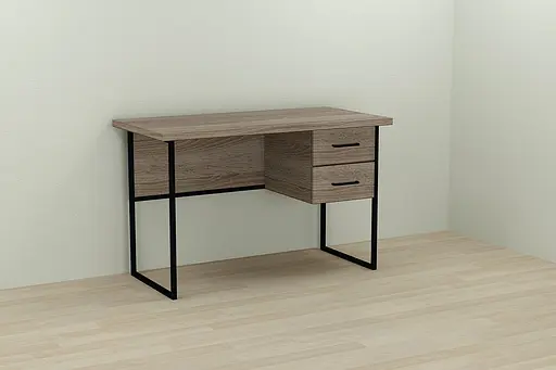 Компьютерный стол Ferrum-decor Таккота 76x120x60 черный ДСП Дуб Сонома Труфель 32мм (FRD-101923)