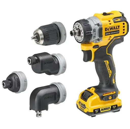 Дрель-шуруповерт аккумуляторный DeWalt с АКБ и ЗУ DCD703L2T - фото 3