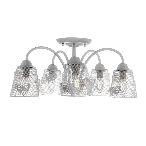Люстра стельова Brille класична E27 60W WH (BKL-588C/5) - фото 5