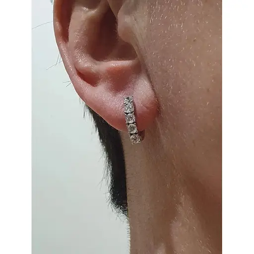 Серебряные серьги Агни АЛЬКОР с фианитами. 2904/9Р-CZ - фото 2