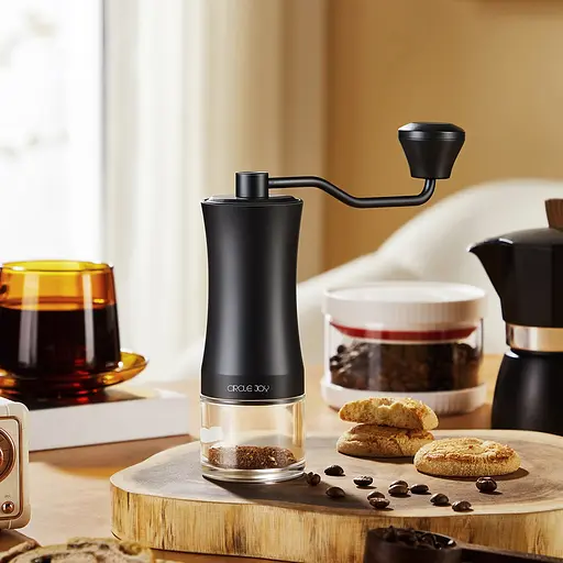 Кавомолка ручна Circle Joy Coffee Grinder (CJ-CF17) Black - фото 2
