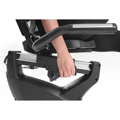 Горизонтальный велотренажер Hop-Sport HS-095L Scale черный+ мат - фото 5