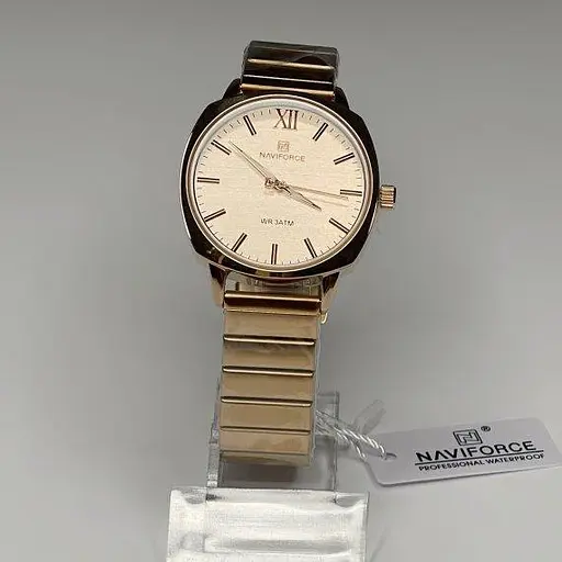 Жіночий наручний годинник Naviforce Rome (Рожеве золото) - фото 7