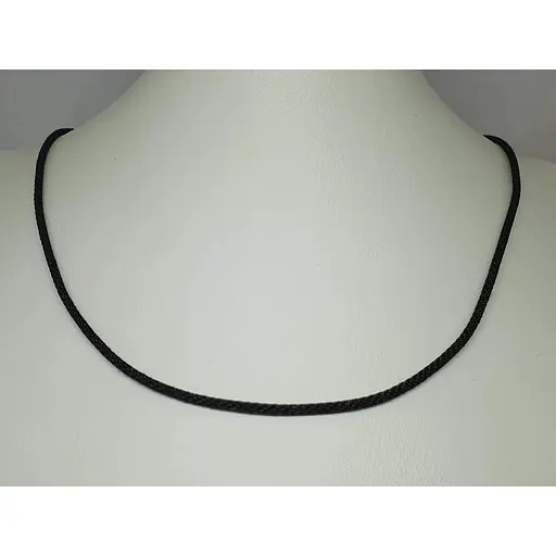 Ювелирный шелковый шнурок Tango с золотыми вставками. 950102 40 - фото 2