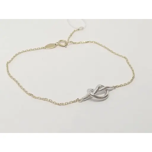 Золотий браслет Столична Ювелірна Фабрика Узелок. 324109 17 - фото 2