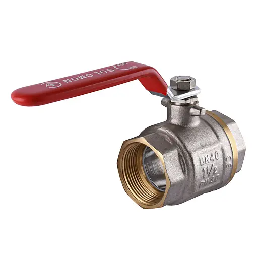 Кран шаровый прямой Solomon 1 1/2″ ВВ КР PN40 В1001 - фото 2