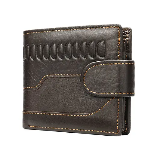 Мужской кожаный кошелек Vintage 9.5х11х2 см acs0015162 - фото 2