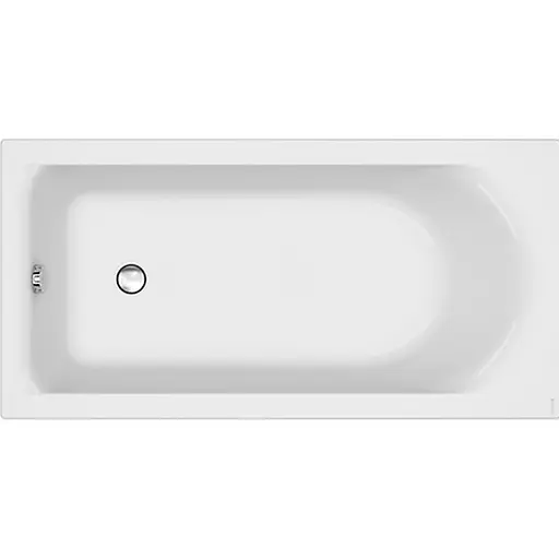 Ванна акрилова Cersant Cty 150x75 з ніжками S301-334 Білий - фото 1