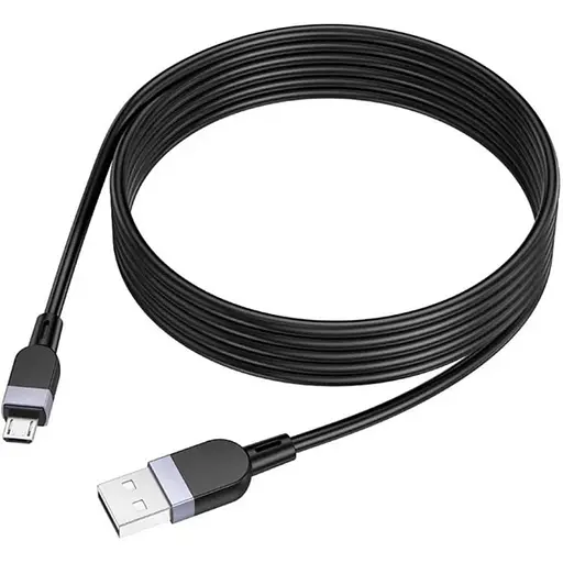 Кабель Hoco X109 Energy silicone charging data cable Micro 2 м Чорний