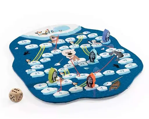 Настольная игра Djeco Сачки и лестницы (Лестницы и змеи, Snakes and ladders) (DJ05208) - фото 2