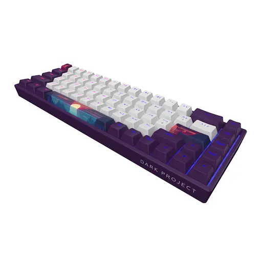 Клавиатура Dark Project Sunrise PBT RGB Mech G3MS Sapphire USB Violet/White (DPP68_GSH_SUNR_ANSI_UA) - фото 6