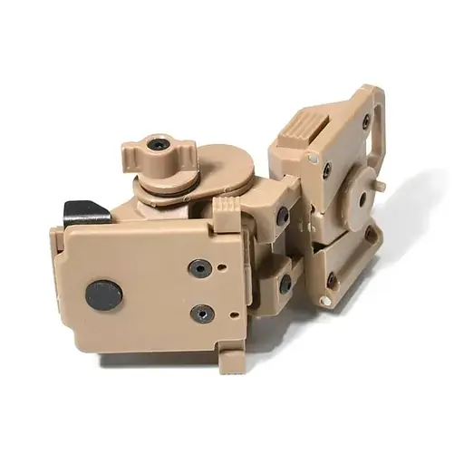 NVG крепеж Nectronix на шлем с интерфейсом L4G24 пластик песочный - фото 6