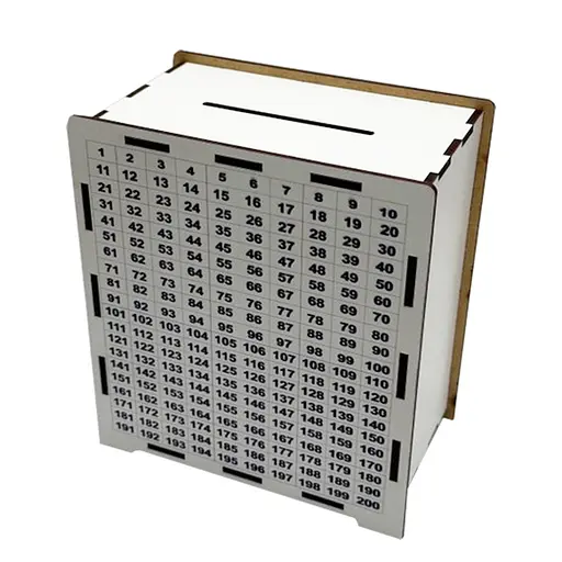 Дерев'яна скарбничка "Єдиноріг" Vladico 3240-21-007 на мрію 200 днів - фото 2