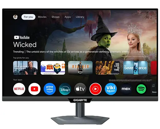 Монитор 27” Gigabyte M27QS Gaming Monitor QHD IPS 180Hz (M27QS Gaming Monitor) - фото 1