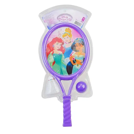 Бадмінтон LR1007 Принцеси Дисней, 2 ракетки+ волан та м'яч на плашетці (6900001623137) - фото 3