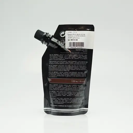 Акриловая краска Sennelier Abstract, 120 мл, Умбра жженая (Burnt Umber) - фото 2