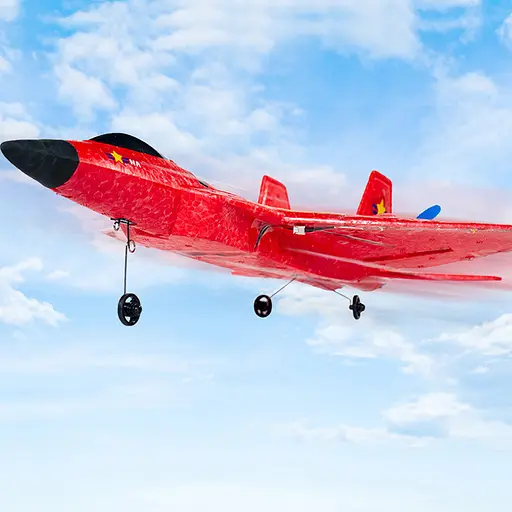 Літак на радіокеруванні SCHE HW32 F22 Fighter Red - фото 3