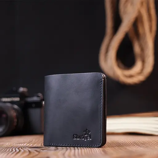 Кожаный портомный унисекс Shvigel 9.3х9.5х1.3 см acs0022797 - фото 6