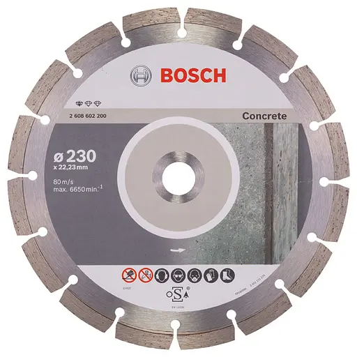 Диск алмазний Bosch Professional Standard for Concrete по бетону 230х22.23 мм (2.608.602.200)