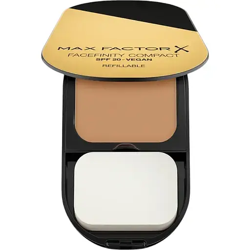 Пудра компактна Max Factor Facefinity Reusable Compact SPF 20 №06 Golden 10 г - фото 1